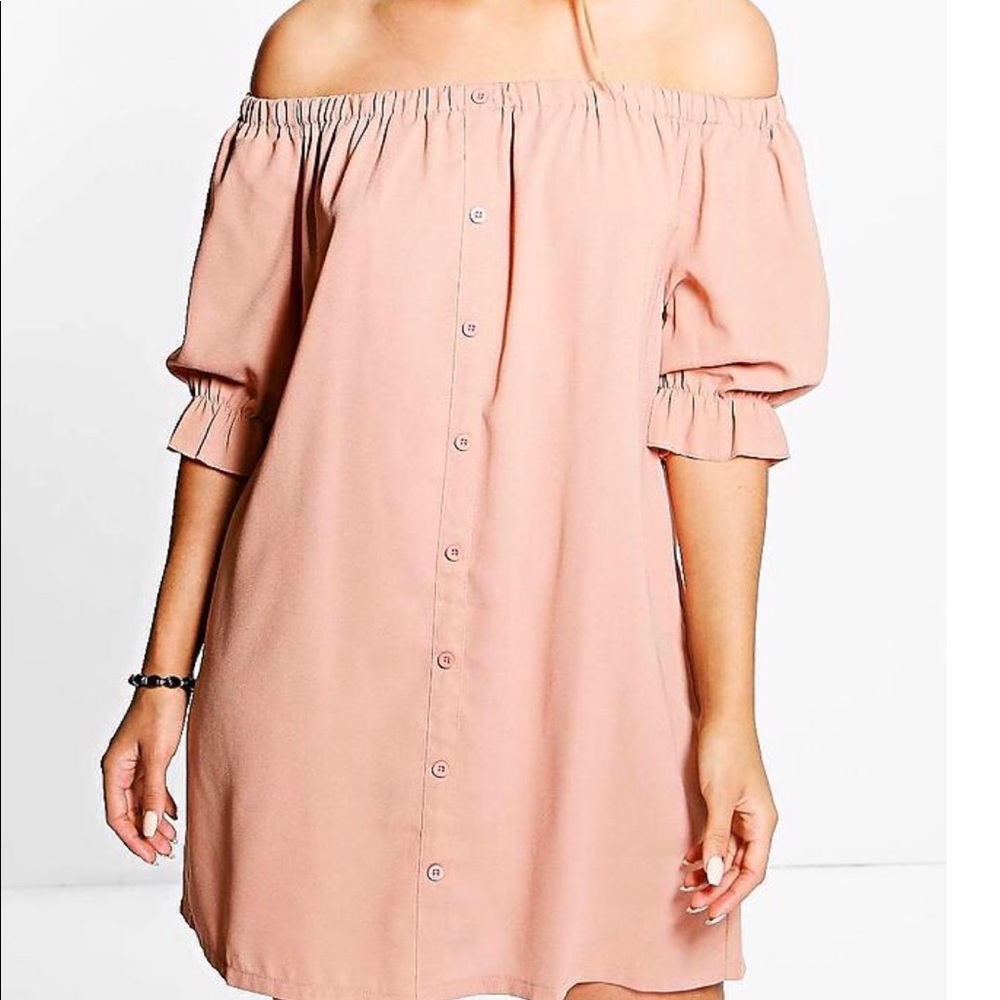 Off- the shoulder dress